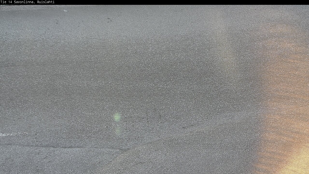 Weather Camera Image Road 14 Savonlinna, Ruislahti, Savonlinna, Etelä-Savo