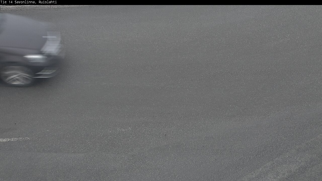 Weather Camera Image Väg 14 Nyslott, Ruislahti, Savonlinna, Etelä-Savo
