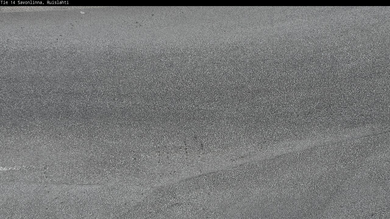 Weather Camera Image Väg 14 Nyslott, Ruislahti, Savonlinna, Etelä-Savo