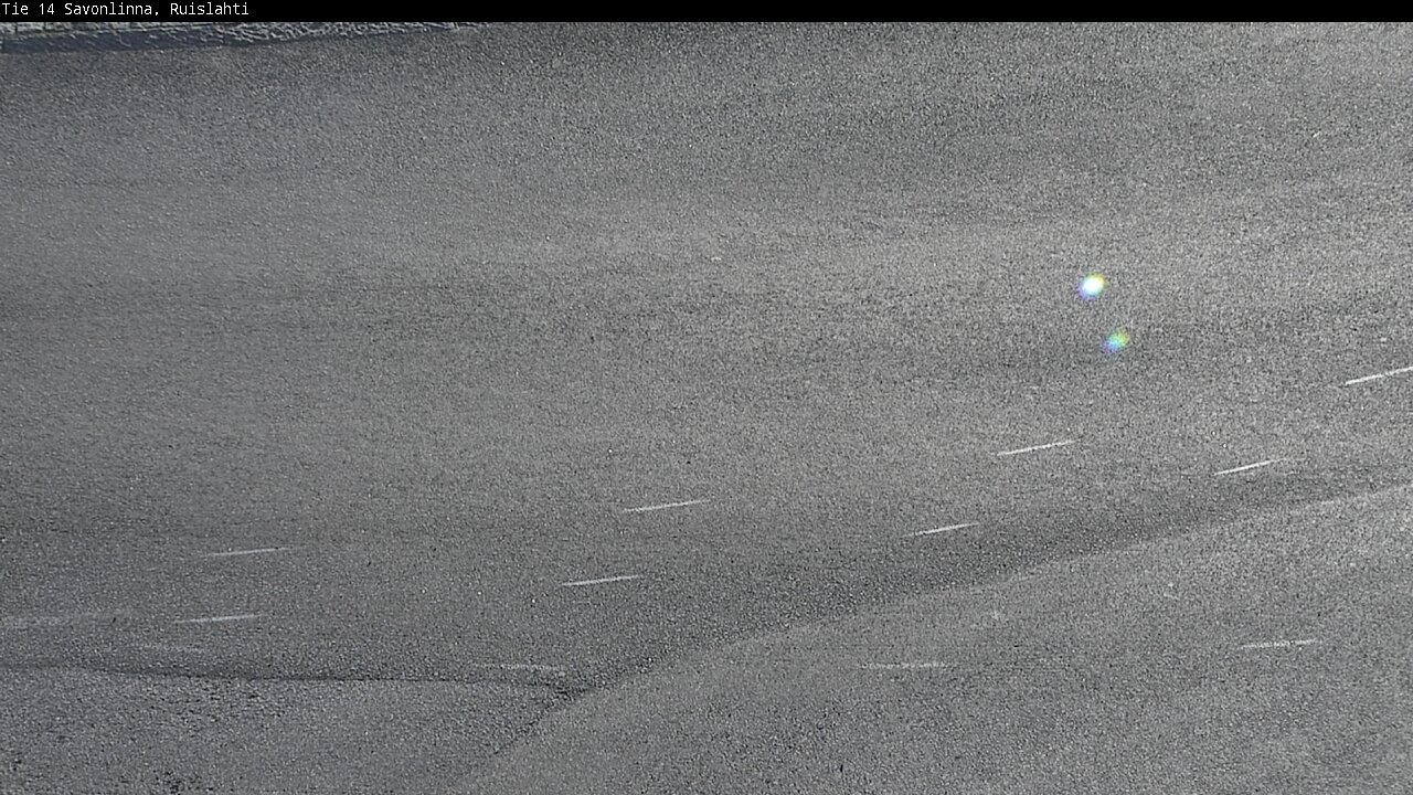 Weather Camera Image Road 14 Savonlinna, Ruislahti, Savonlinna, Etelä-Savo