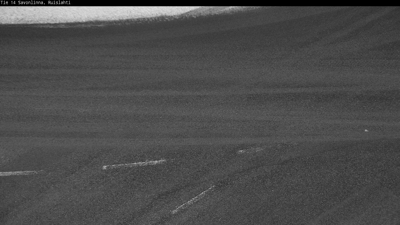 Weather Camera Image Väg 14 Nyslott, Ruislahti, Savonlinna, Etelä-Savo