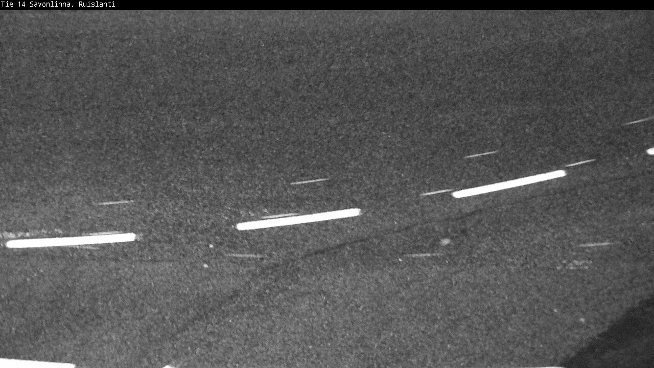 Weather Camera Image Väg 14 Nyslott, Ruislahti, Savonlinna, Etelä-Savo