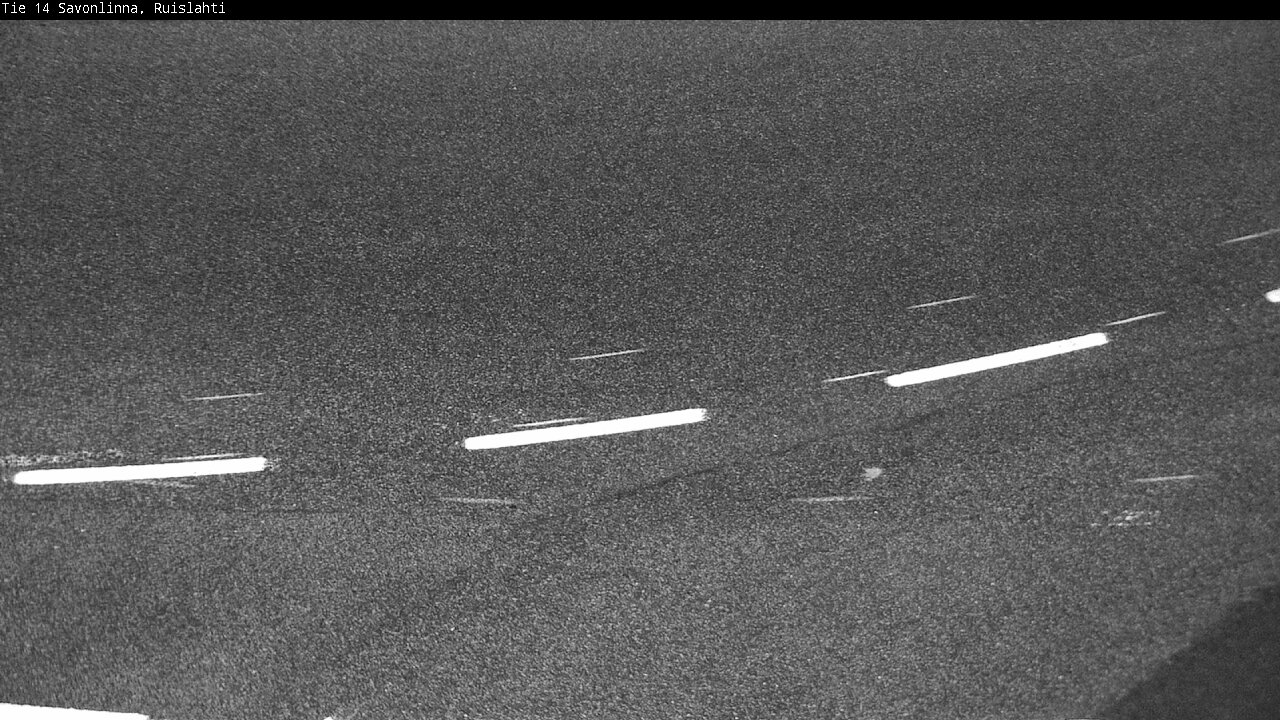 Weather Camera Image Väg 14 Nyslott, Ruislahti, Savonlinna, Etelä-Savo