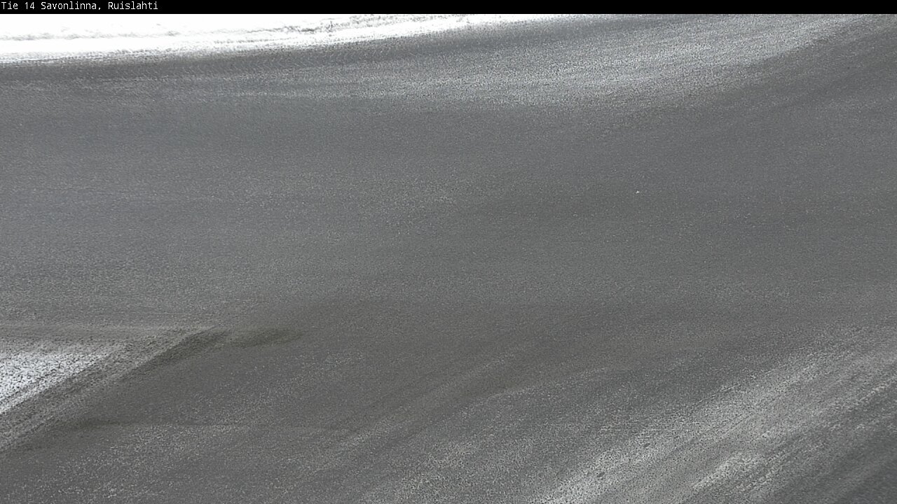 Weather Camera Image Road 14 Savonlinna, Ruislahti, Savonlinna, Etelä-Savo