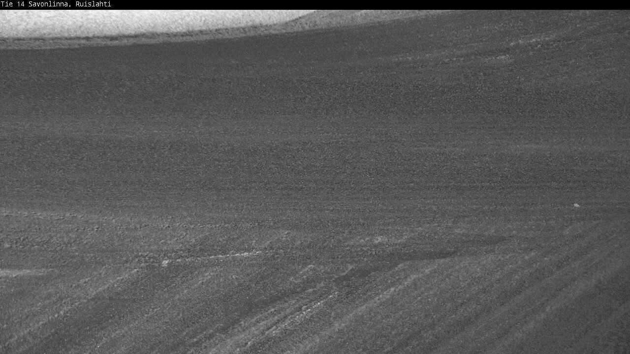 Weather Camera Image Väg 14 Nyslott, Ruislahti, Savonlinna, Etelä-Savo