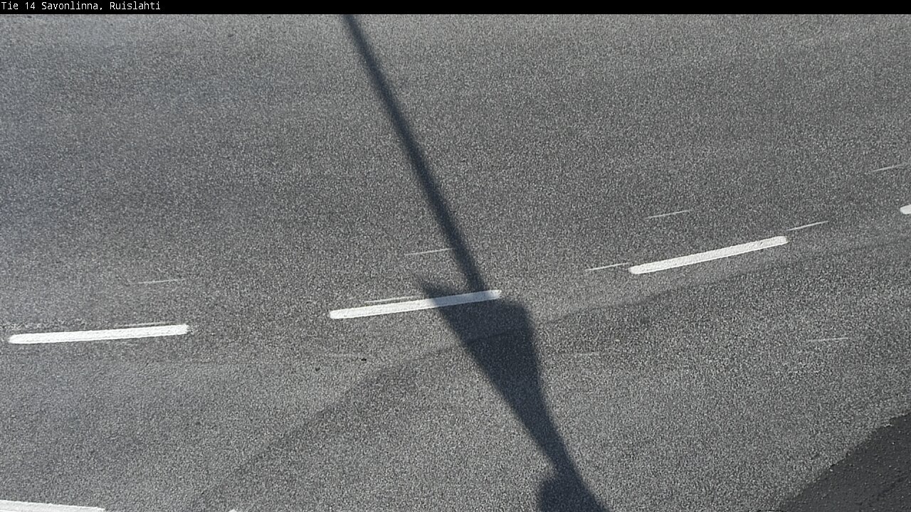 Weather Camera Image Road 14 Savonlinna, Ruislahti, Savonlinna, Etelä-Savo