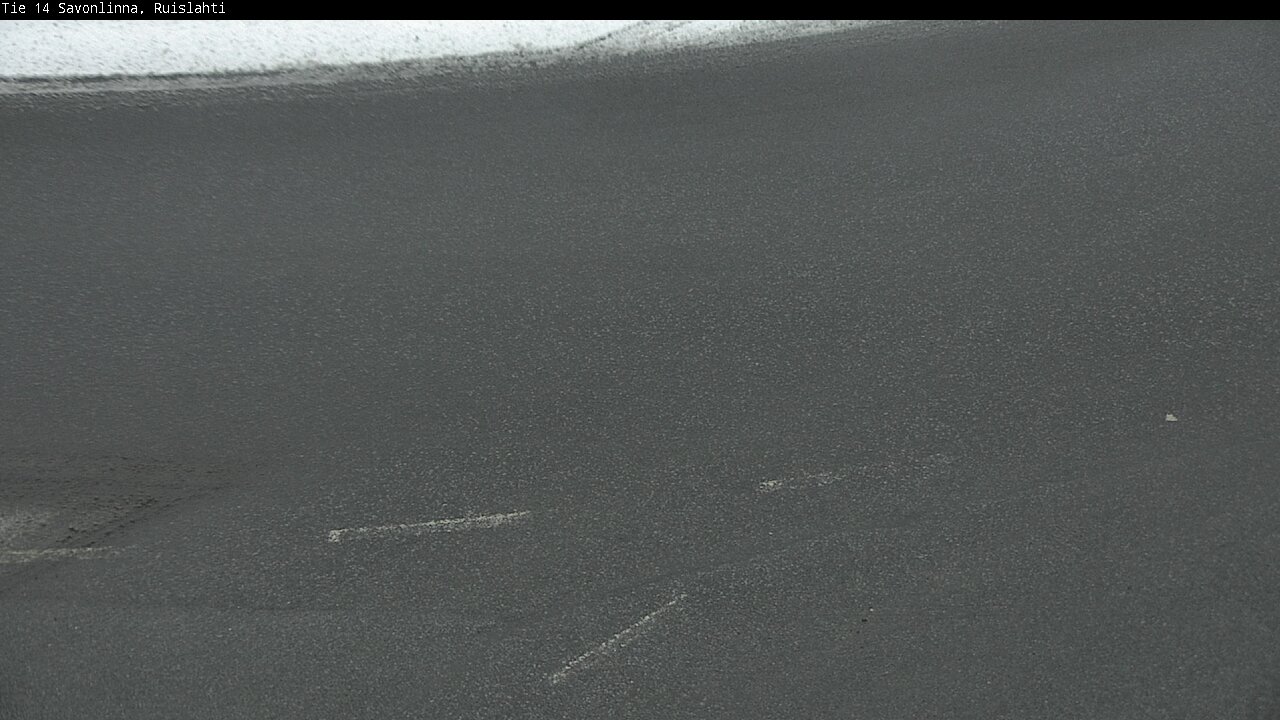 Weather Camera Image Väg 14 Nyslott, Ruislahti, Savonlinna, Etelä-Savo