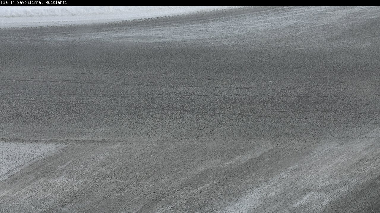 Weather Camera Image Väg 14 Nyslott, Ruislahti, Savonlinna, Etelä-Savo