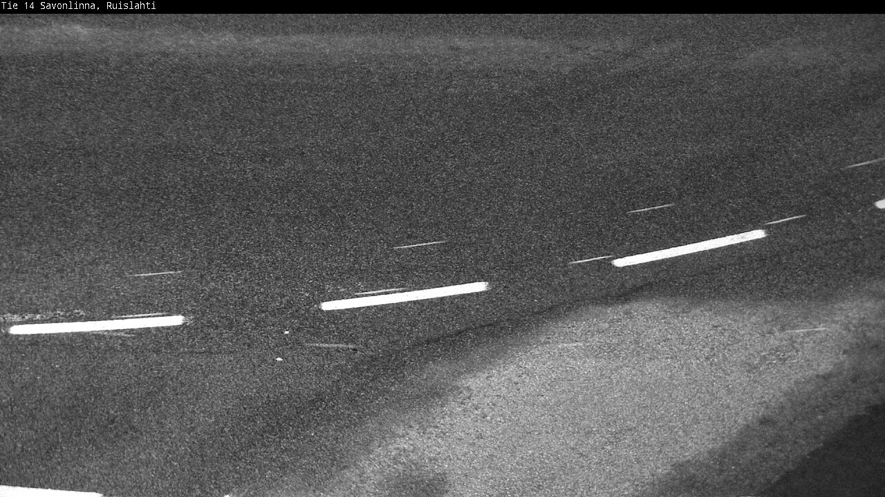 Weather Camera Image Väg 14 Nyslott, Ruislahti, Savonlinna, Etelä-Savo