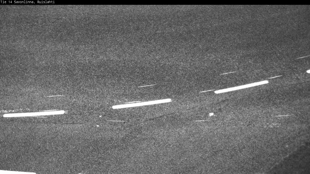 Weather Camera Image Väg 14 Nyslott, Ruislahti, Savonlinna, Etelä-Savo