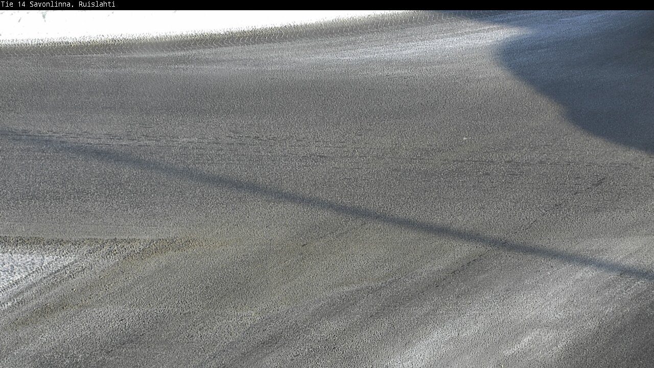 Weather Camera Image Road 14 Savonlinna, Ruislahti, Savonlinna, Etelä-Savo