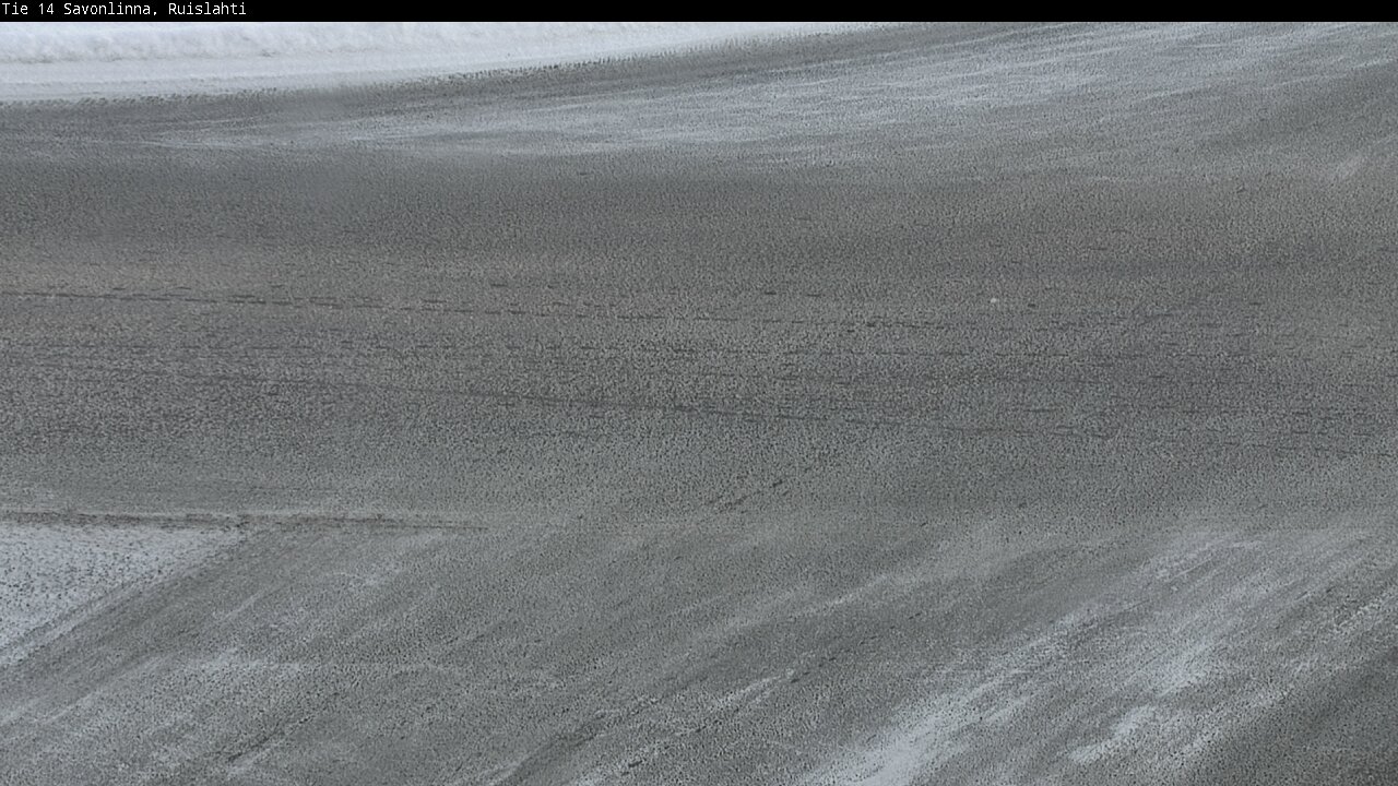 Weather Camera Image Väg 14 Nyslott, Ruislahti, Savonlinna, Etelä-Savo