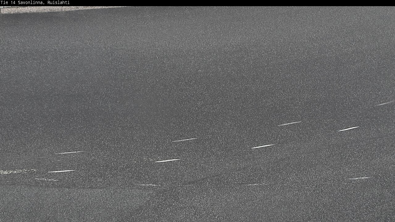 Weather Camera Image Väg 14 Nyslott, Ruislahti, Savonlinna, Etelä-Savo