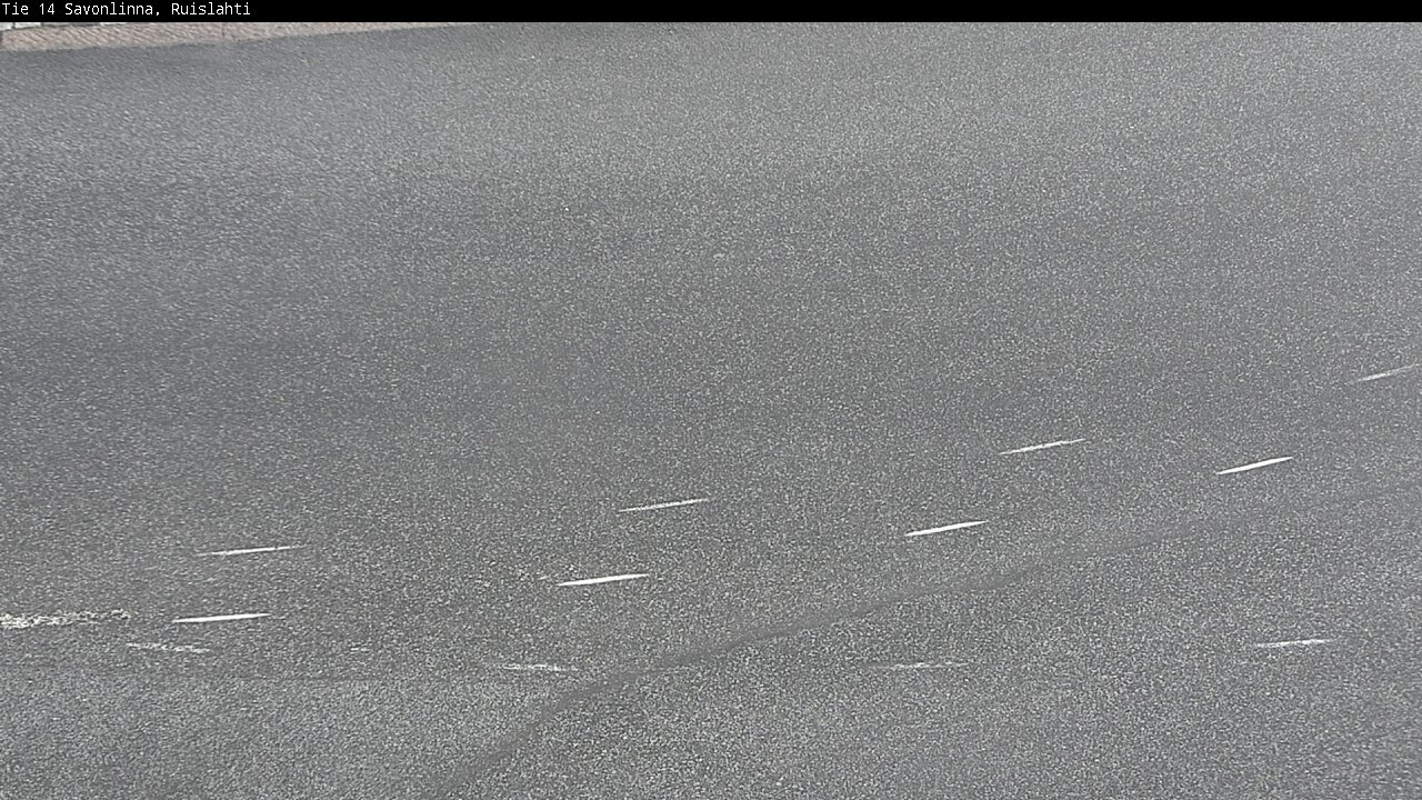Weather Camera Image Road 14 Savonlinna, Ruislahti, Savonlinna, Etelä-Savo