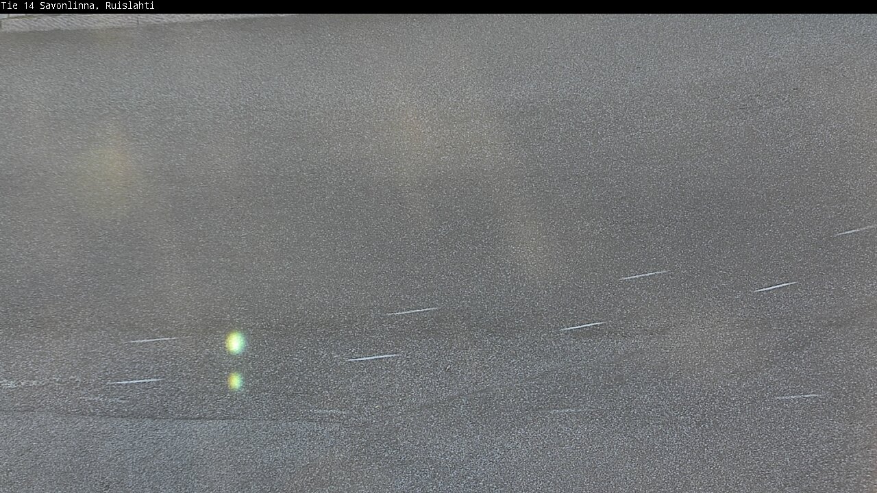 Weather Camera Image Road 14 Savonlinna, Ruislahti, Savonlinna, Etelä-Savo
