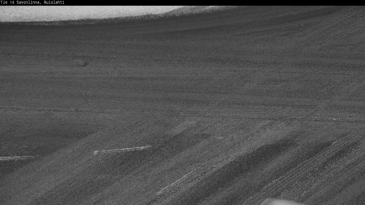 Weather Camera Image Väg 14 Nyslott, Ruislahti, Savonlinna, Etelä-Savo