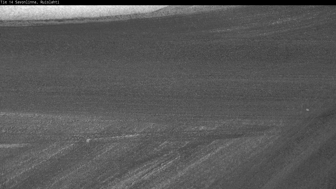 Weather Camera Image Väg 14 Nyslott, Ruislahti, Savonlinna, Etelä-Savo