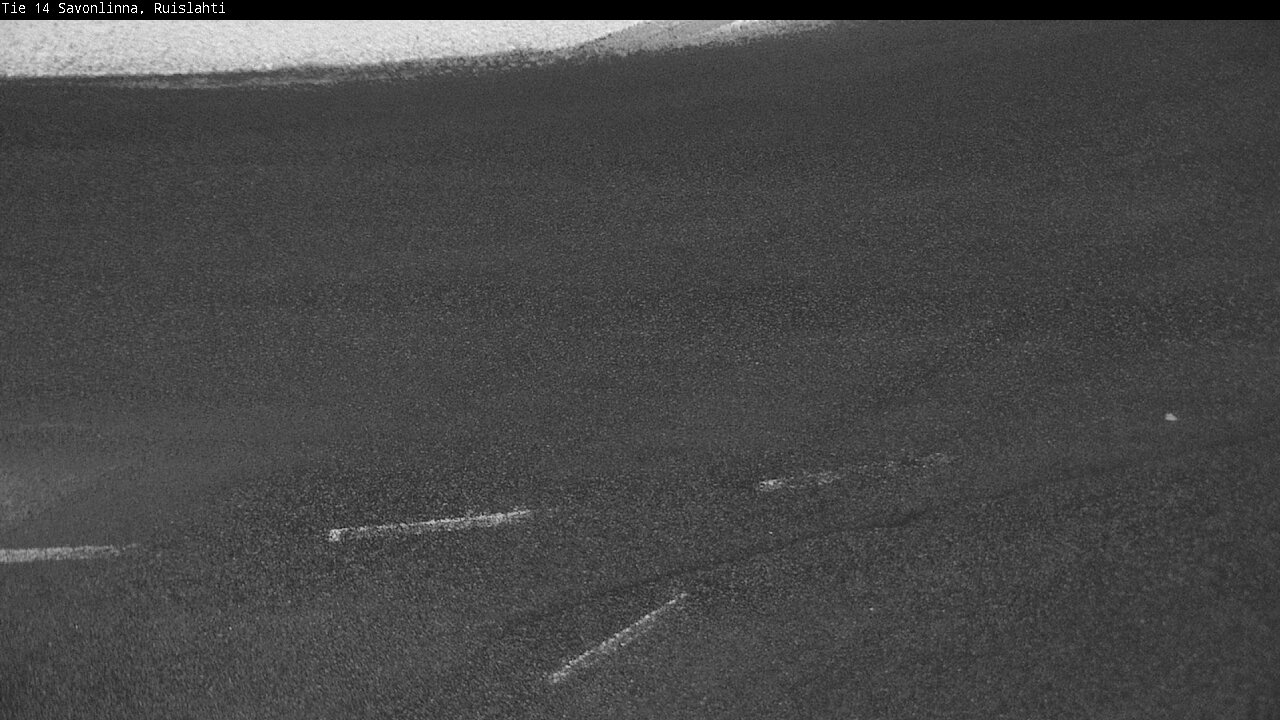 Weather Camera Image Väg 14 Nyslott, Ruislahti, Savonlinna, Etelä-Savo