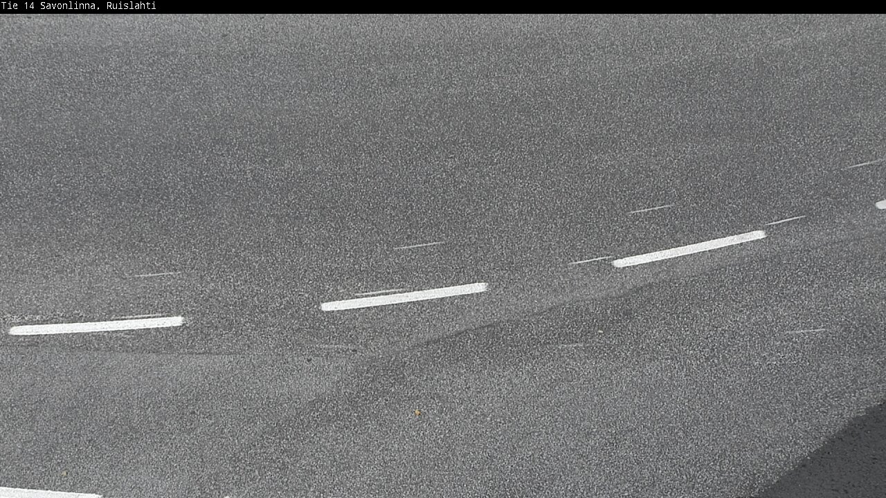 Weather Camera Image Road 14 Savonlinna, Ruislahti, Savonlinna, Etelä-Savo