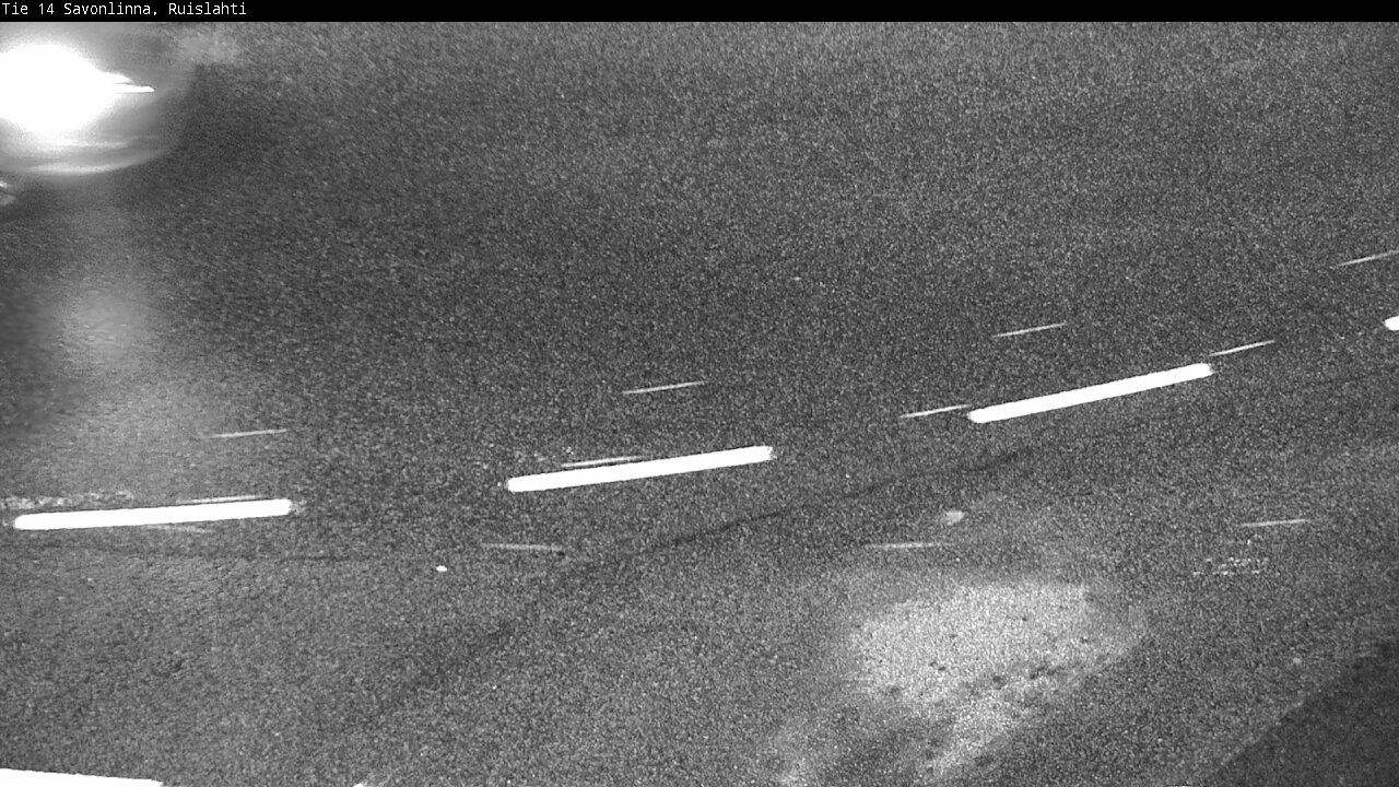Weather Camera Image Väg 14 Nyslott, Ruislahti, Savonlinna, Etelä-Savo