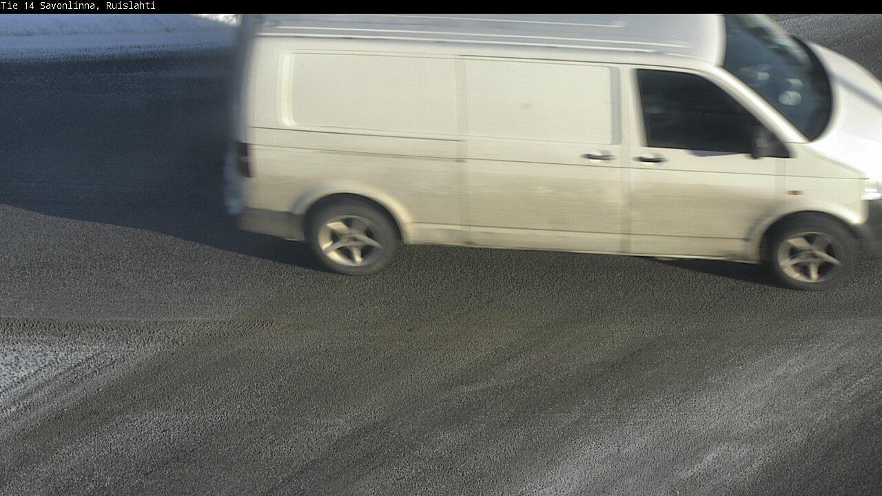 Weather Camera Image Road 14 Savonlinna, Ruislahti, Savonlinna, Etelä-Savo