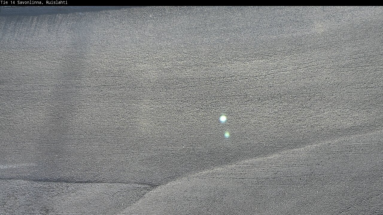 Weather Camera Image Väg 14 Nyslott, Ruislahti, Savonlinna, Etelä-Savo
