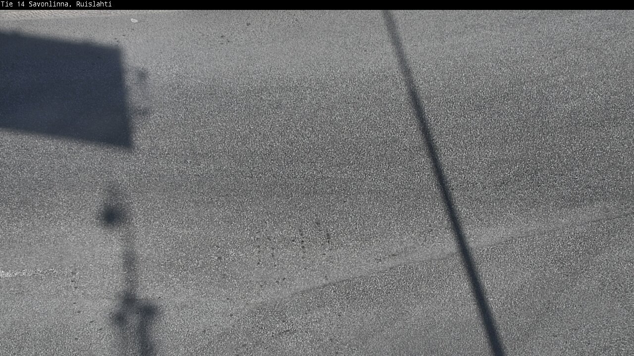 Weather Camera Image Väg 14 Nyslott, Ruislahti, Savonlinna, Etelä-Savo