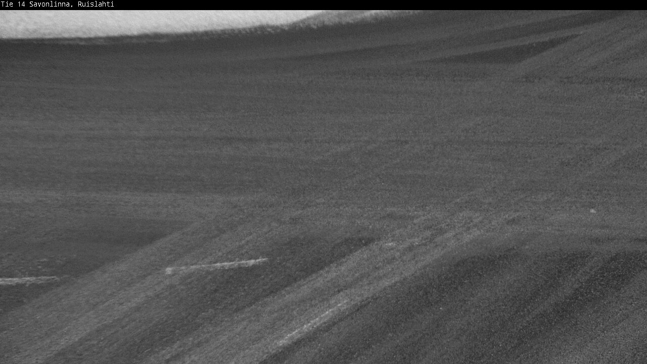 Weather Camera Image Väg 14 Nyslott, Ruislahti, Savonlinna, Etelä-Savo