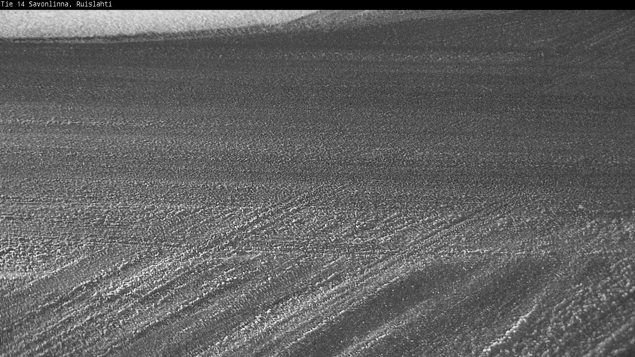 Weather Camera Image Väg 14 Nyslott, Ruislahti, Savonlinna, Etelä-Savo