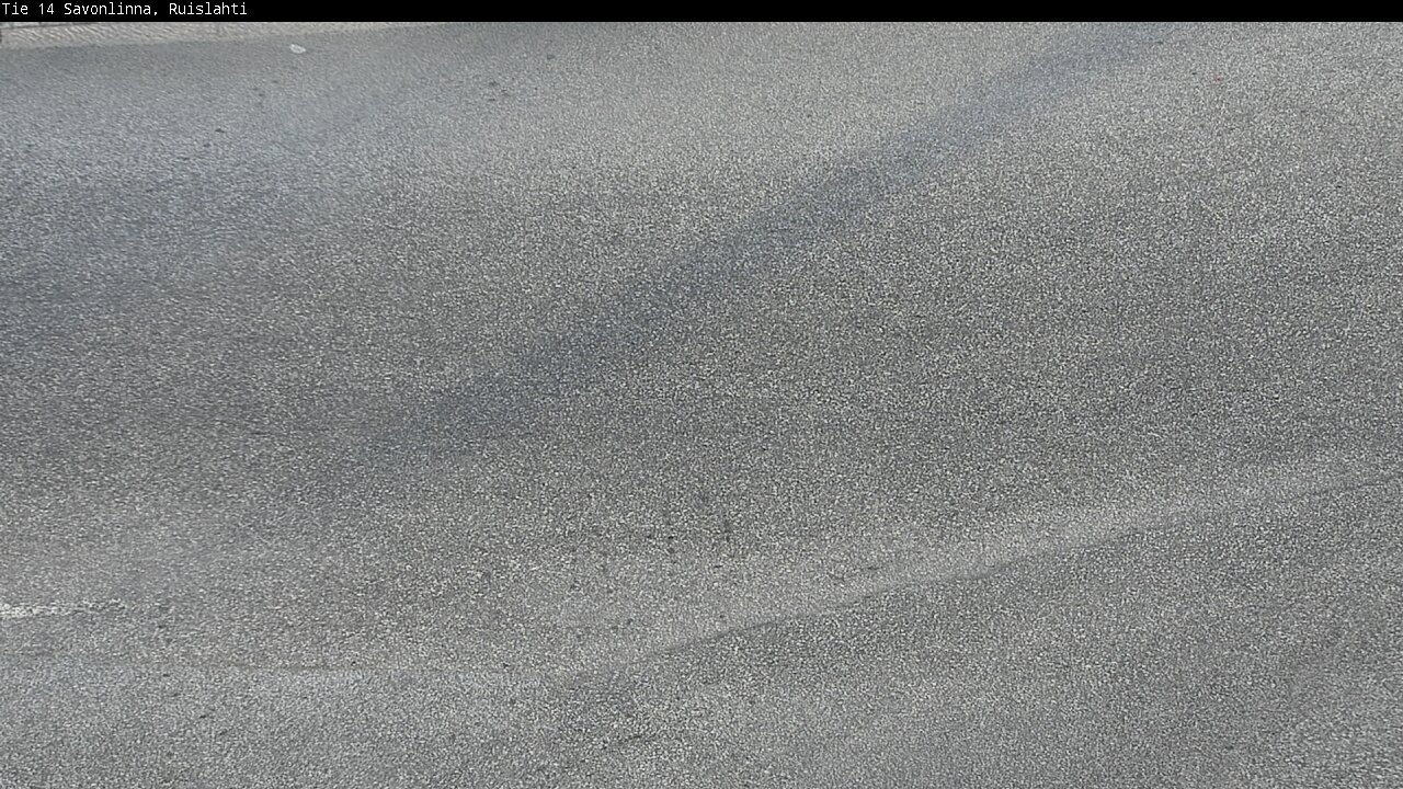 Weather Camera Image Väg 14 Nyslott, Ruislahti, Savonlinna, Etelä-Savo