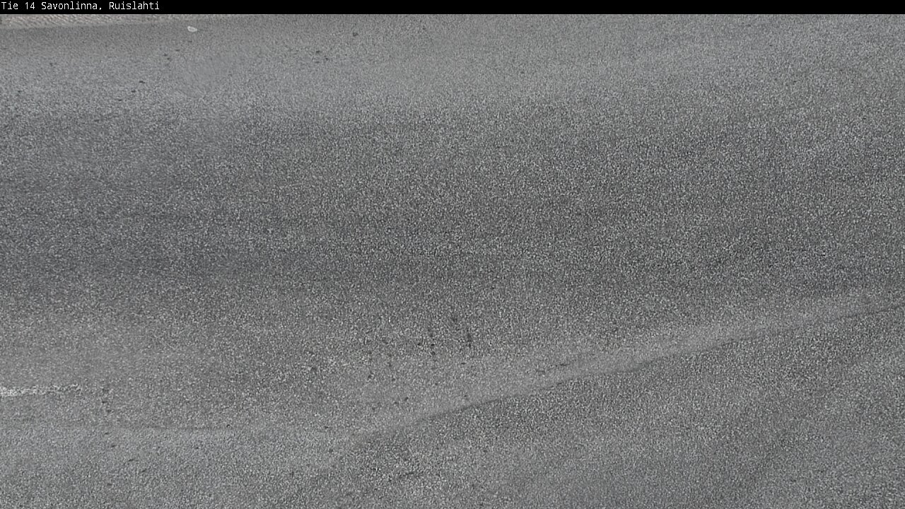 Weather Camera Image Väg 14 Nyslott, Ruislahti, Savonlinna, Etelä-Savo