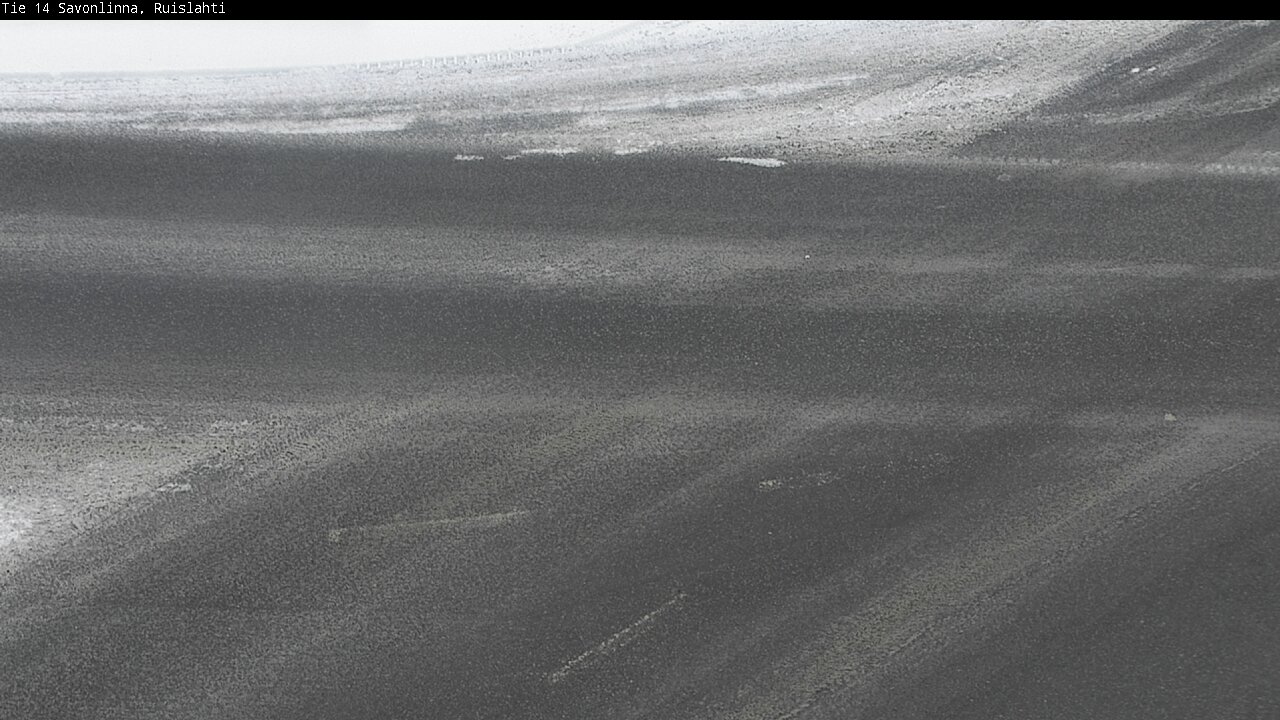 Weather Camera Image Väg 14 Nyslott, Ruislahti, Savonlinna, Etelä-Savo