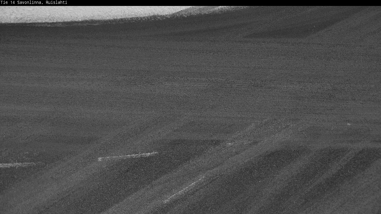 Weather Camera Image Väg 14 Nyslott, Ruislahti, Savonlinna, Etelä-Savo