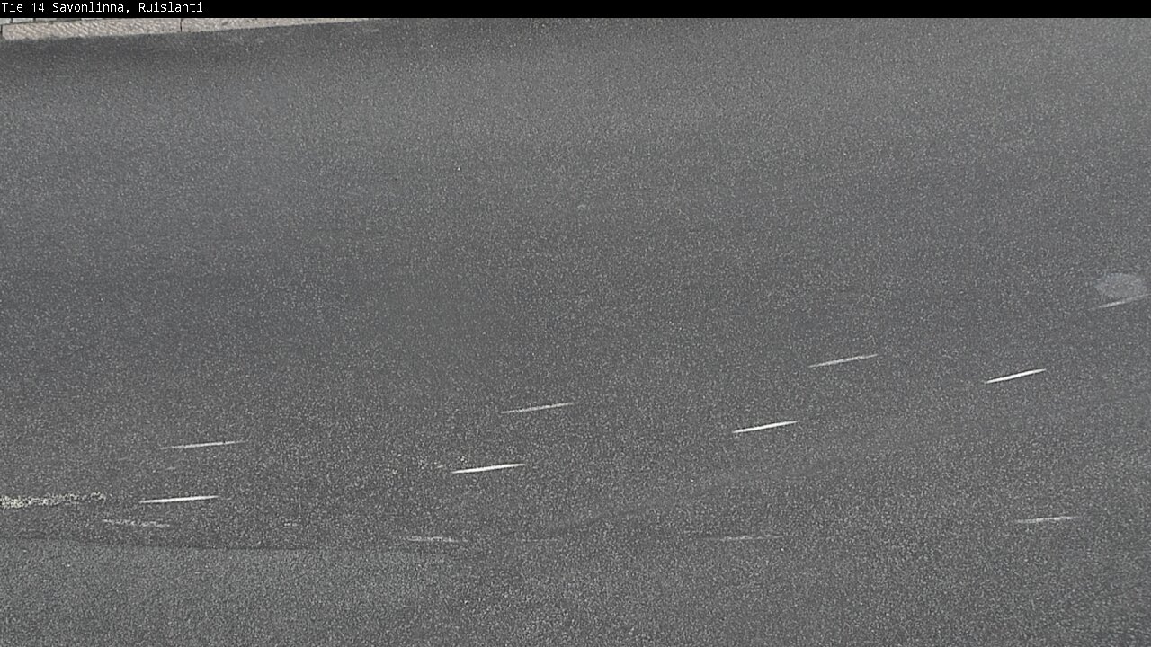 Weather Camera Image Road 14 Savonlinna, Ruislahti, Savonlinna, Etelä-Savo