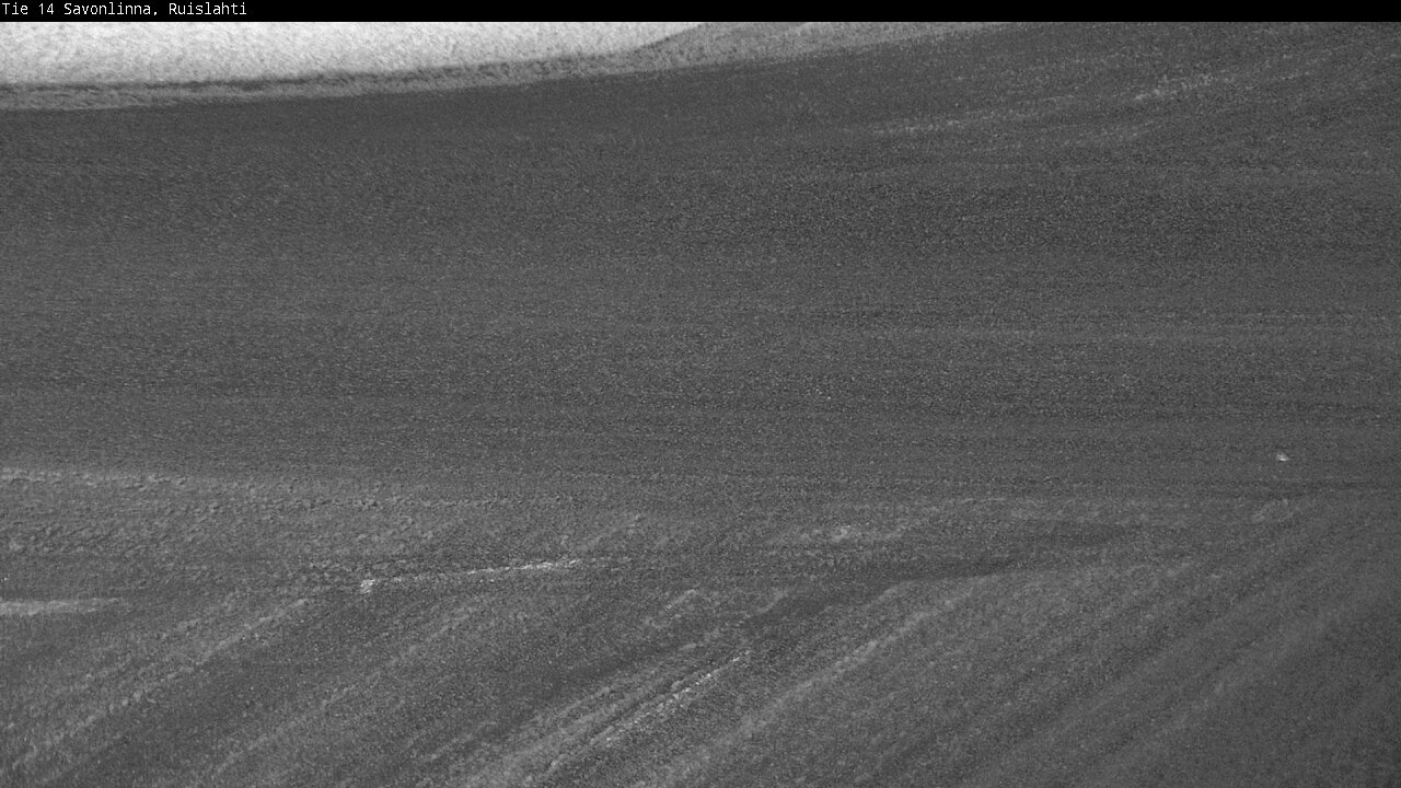 Weather Camera Image Väg 14 Nyslott, Ruislahti, Savonlinna, Etelä-Savo