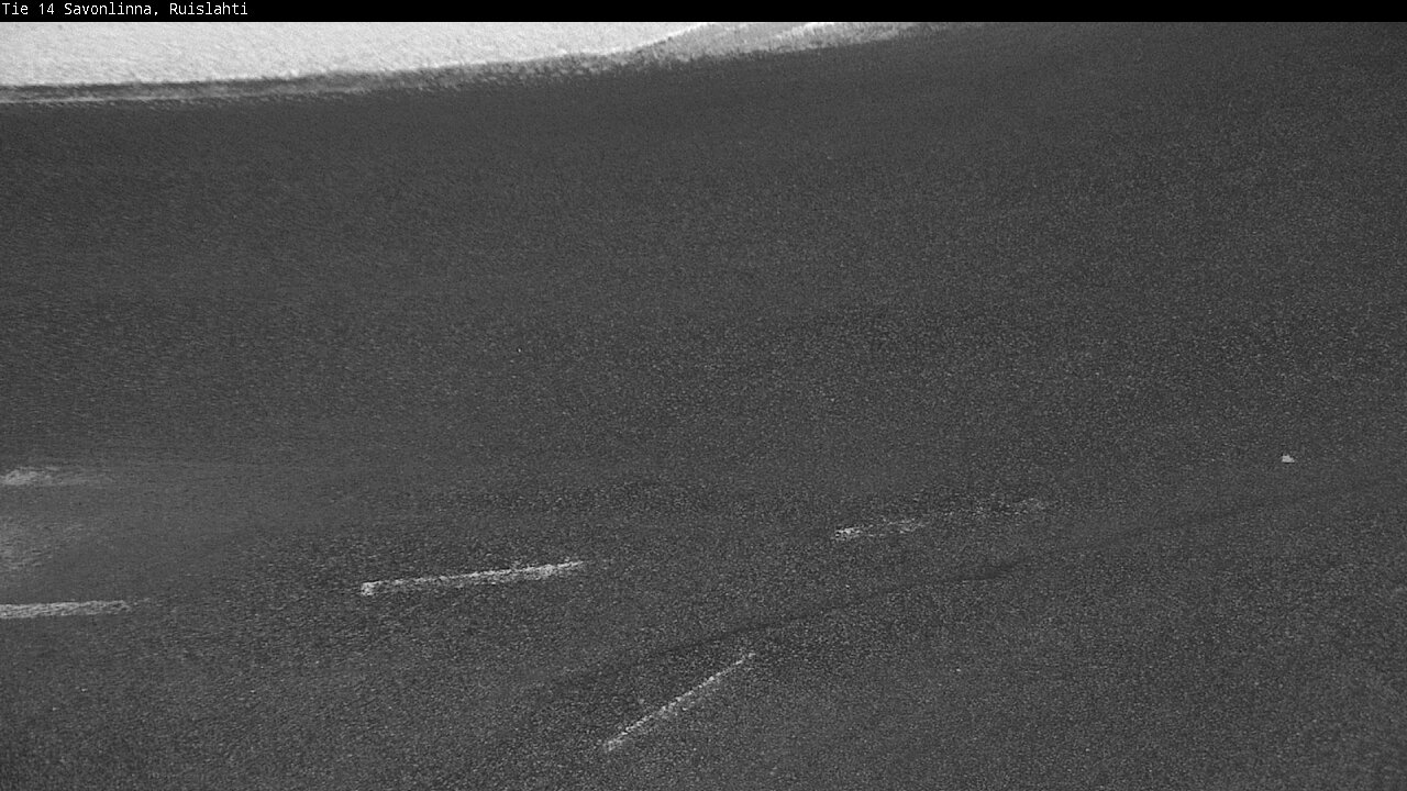 Weather Camera Image Väg 14 Nyslott, Ruislahti, Savonlinna, Etelä-Savo