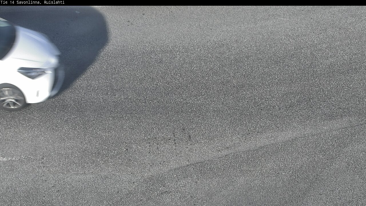 Weather Camera Image Väg 14 Nyslott, Ruislahti, Savonlinna, Etelä-Savo