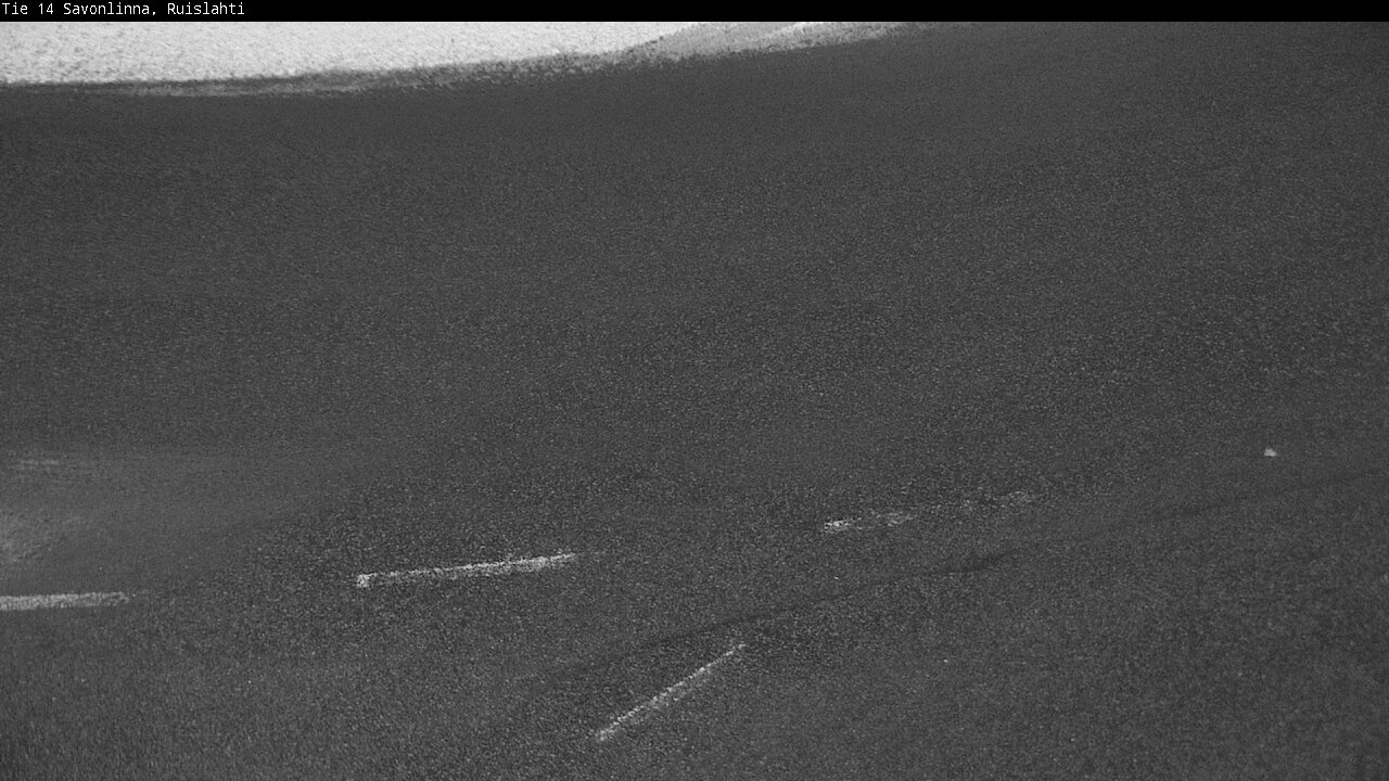 Weather Camera Image Väg 14 Nyslott, Ruislahti, Savonlinna, Etelä-Savo