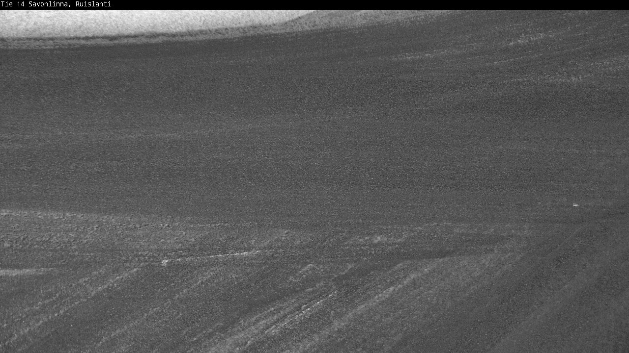 Weather Camera Image Väg 14 Nyslott, Ruislahti, Savonlinna, Etelä-Savo