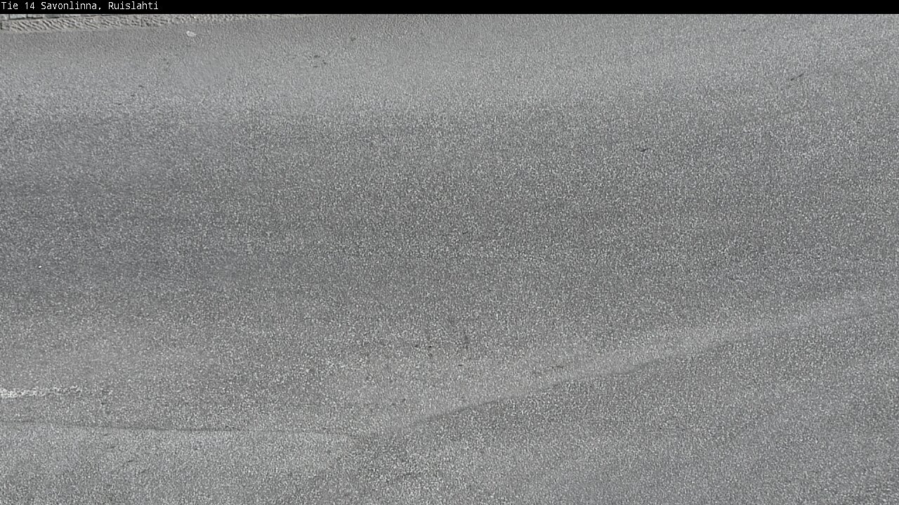 Weather Camera Image Väg 14 Nyslott, Ruislahti, Savonlinna, Etelä-Savo