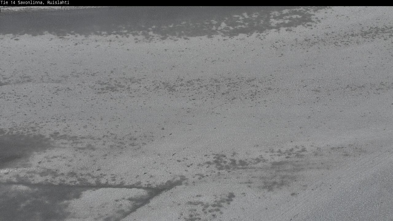 Weather Camera Image Väg 14 Nyslott, Ruislahti, Savonlinna, Etelä-Savo