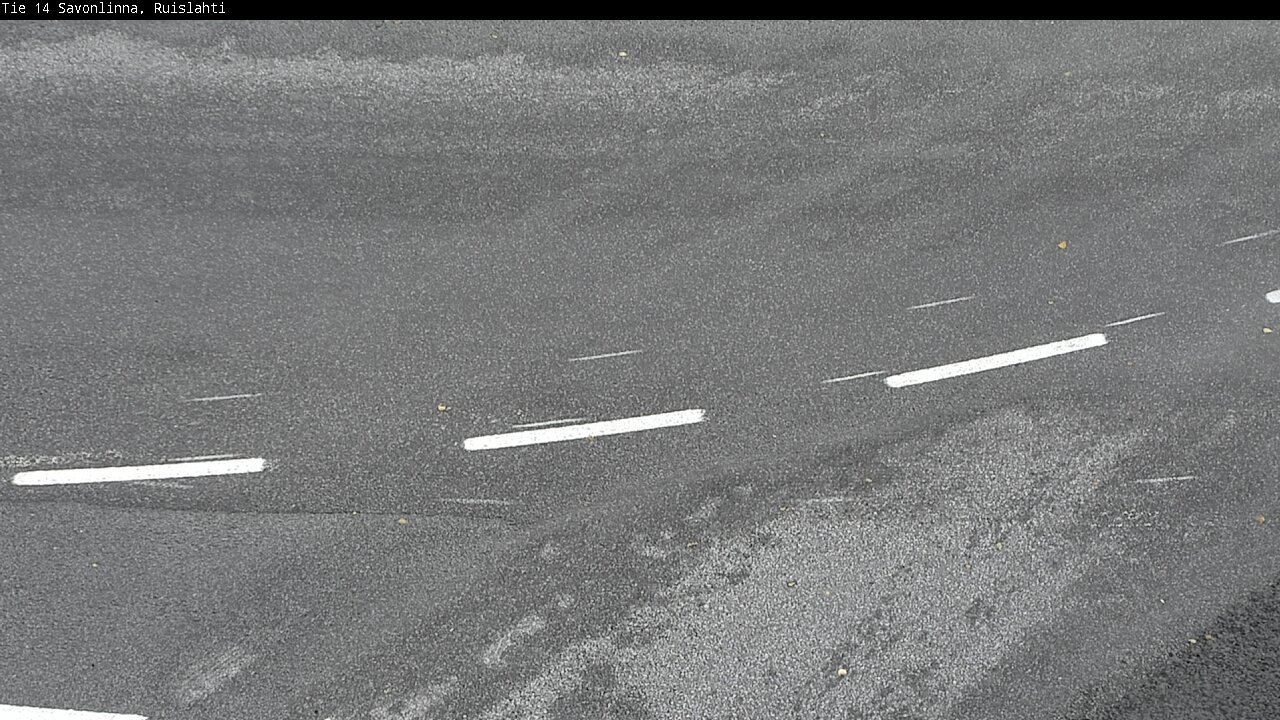 Weather Camera Image Väg 14 Nyslott, Ruislahti, Savonlinna, Etelä-Savo