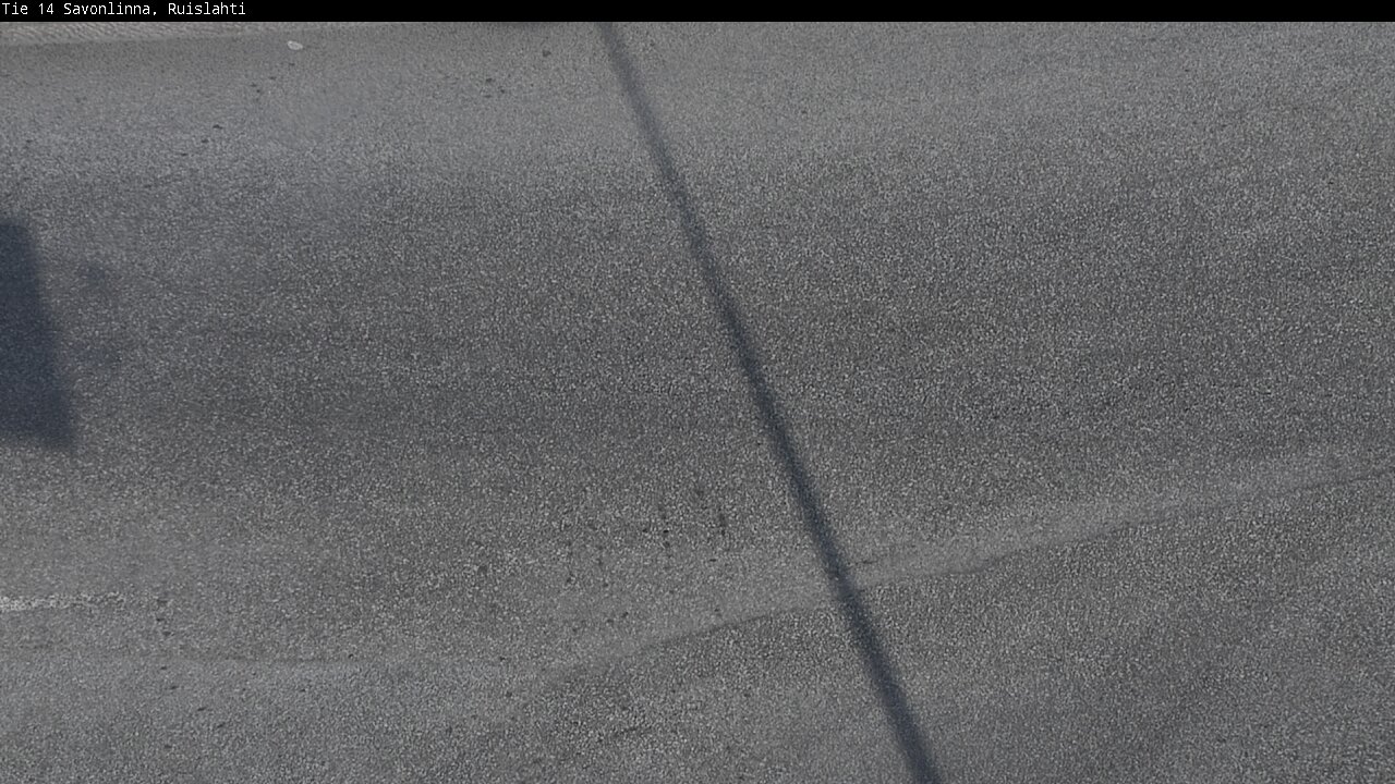 Weather Camera Image Väg 14 Nyslott, Ruislahti, Savonlinna, Etelä-Savo