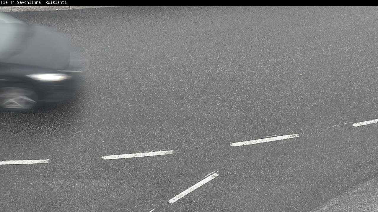 Weather Camera Image Väg 14 Nyslott, Ruislahti, Savonlinna, Etelä-Savo