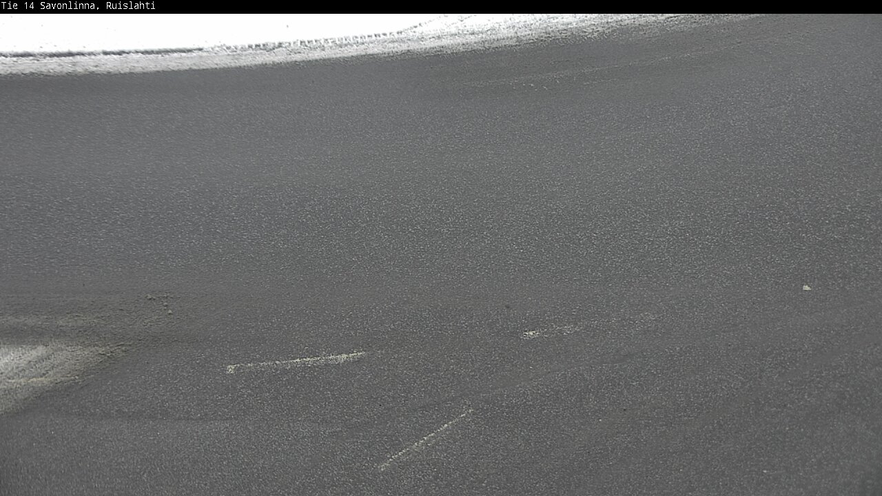 Weather Camera Image Väg 14 Nyslott, Ruislahti, Savonlinna, Etelä-Savo