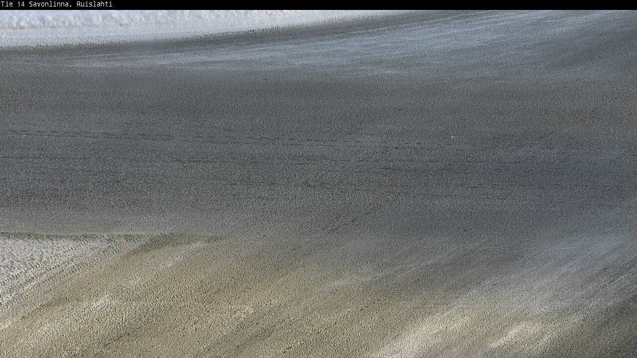 Weather Camera Image Väg 14 Nyslott, Ruislahti, Savonlinna, Etelä-Savo