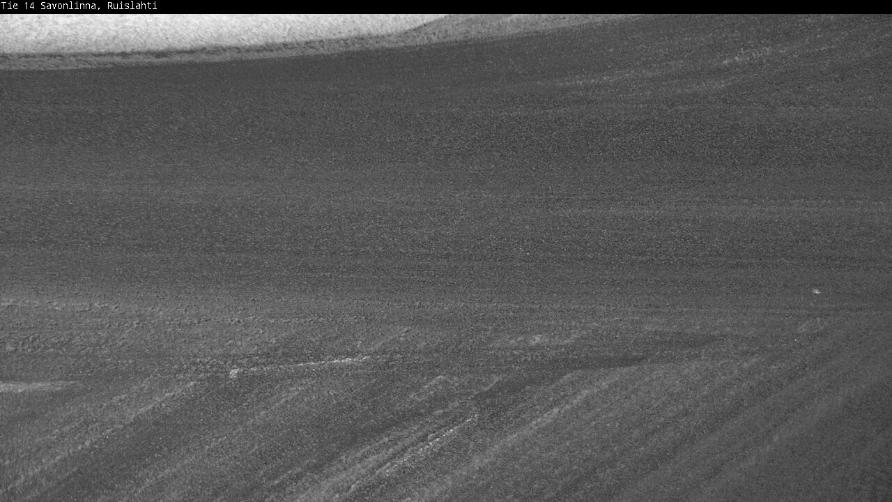 Weather Camera Image Väg 14 Nyslott, Ruislahti, Savonlinna, Etelä-Savo