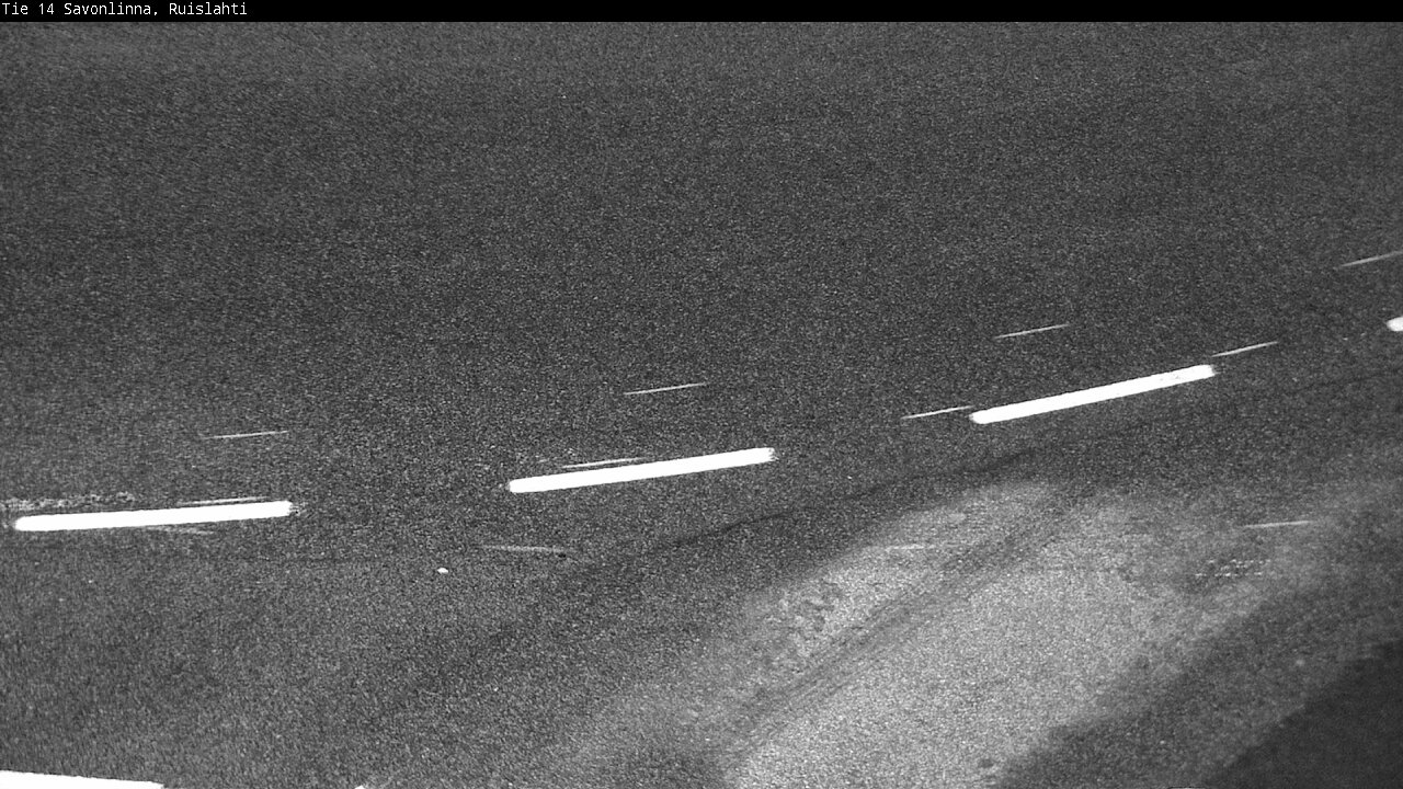 Weather Camera Image Väg 14 Nyslott, Ruislahti, Savonlinna, Etelä-Savo