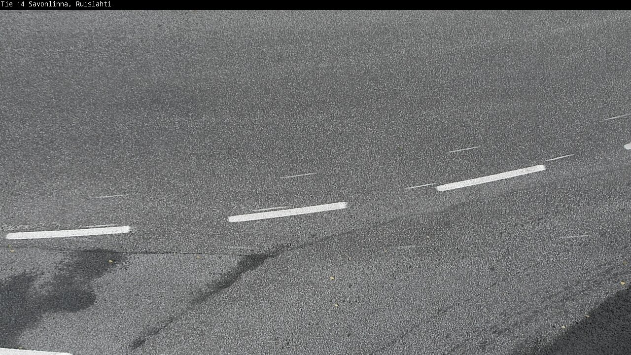 Weather Camera Image Väg 14 Nyslott, Ruislahti, Savonlinna, Etelä-Savo