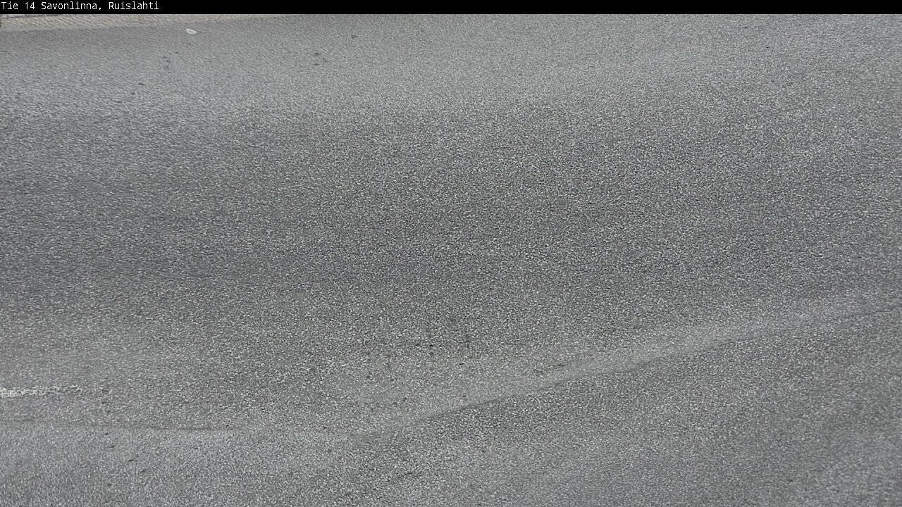Weather Camera Image Väg 14 Nyslott, Ruislahti, Savonlinna, Etelä-Savo